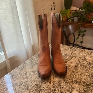 LUCCHESE LEATHER COWBOY BOOTS